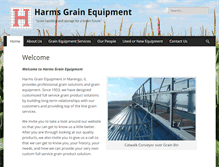 Tablet Screenshot of harmsgrain.com